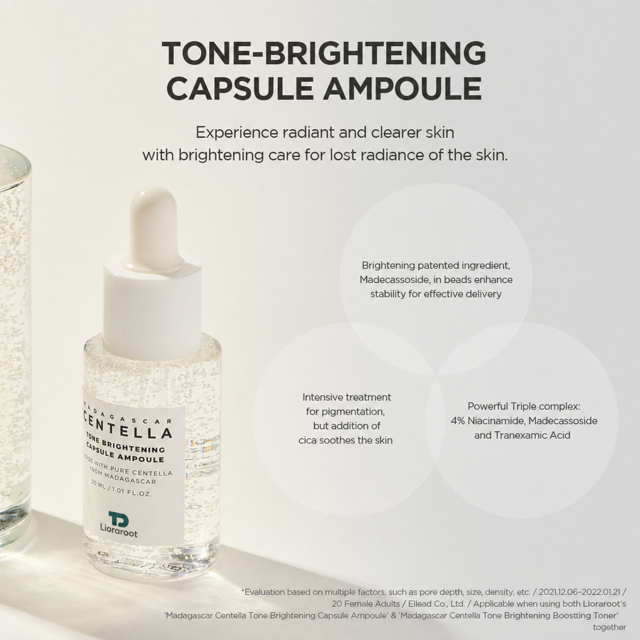 Lioraroot Centella Ampoule Discovery Kit – 4 Targeted Serums, 30 mL Each
