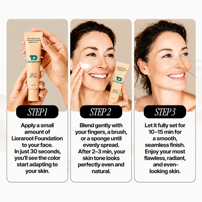 Lioraroot Foundation | Perfect Match, Buildable Coverage for Every Skin Tone