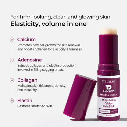 Allsanda Calcium Volume Eye Cream - Gentle Hydrating & Firming Under-Eye Care