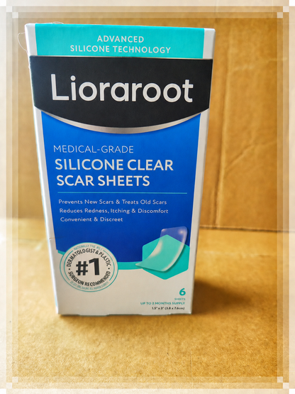 Lioraroot Silicone Clear Scar Sheets – 10 Pack