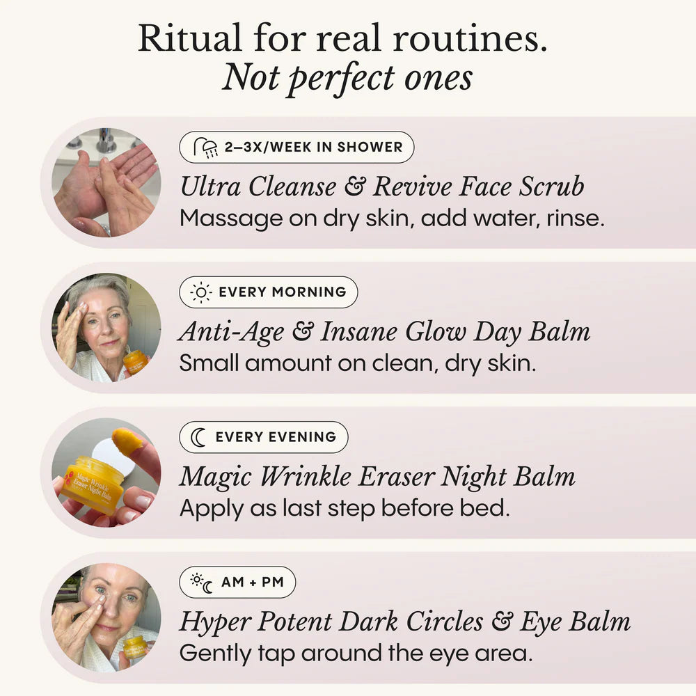 Complete Radiance Ritual — 4-Piece Anti-Aging Skincare Set