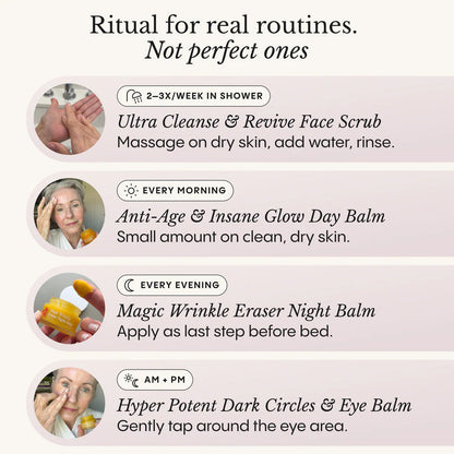 Complete Radiance Ritual — 4-Piece Anti-Aging Skincare Set