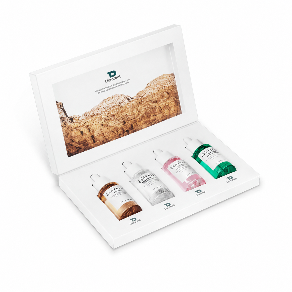 Orange exfoliating gel ingredient presentation