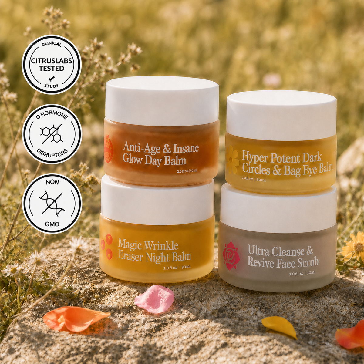 Complete Radiance Ritual — 4-Piece Anti-Aging Skincare Set